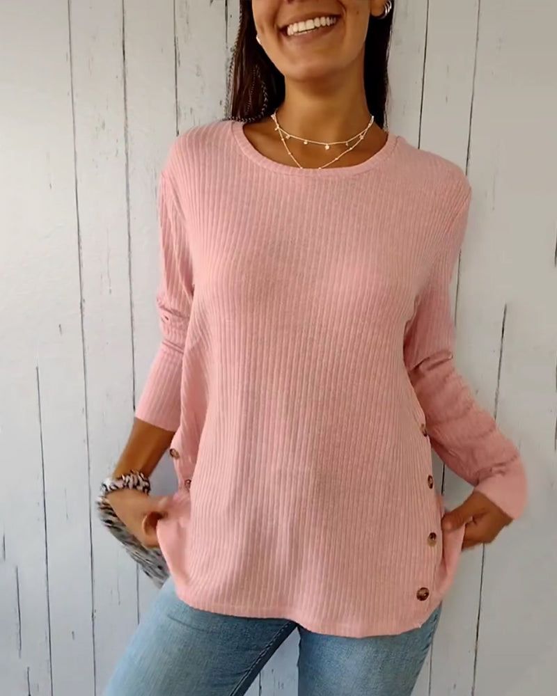 COMFORTABLE CREWNECK TOP