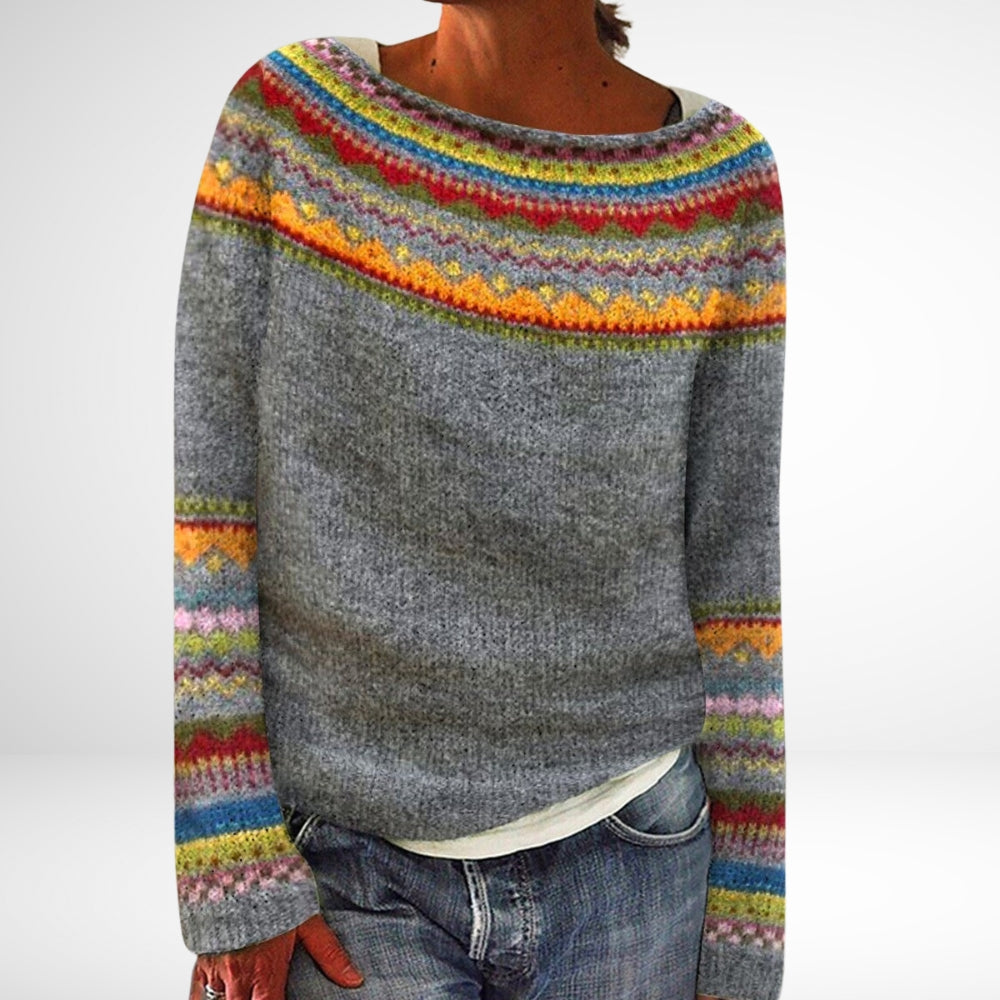 Retro fall sweater