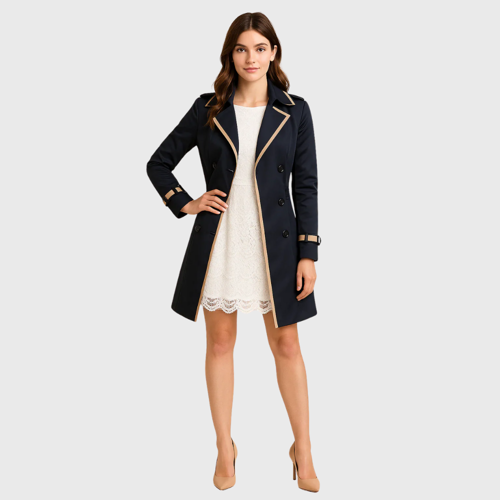 Claudia – Timeless Double-Breasted Coat