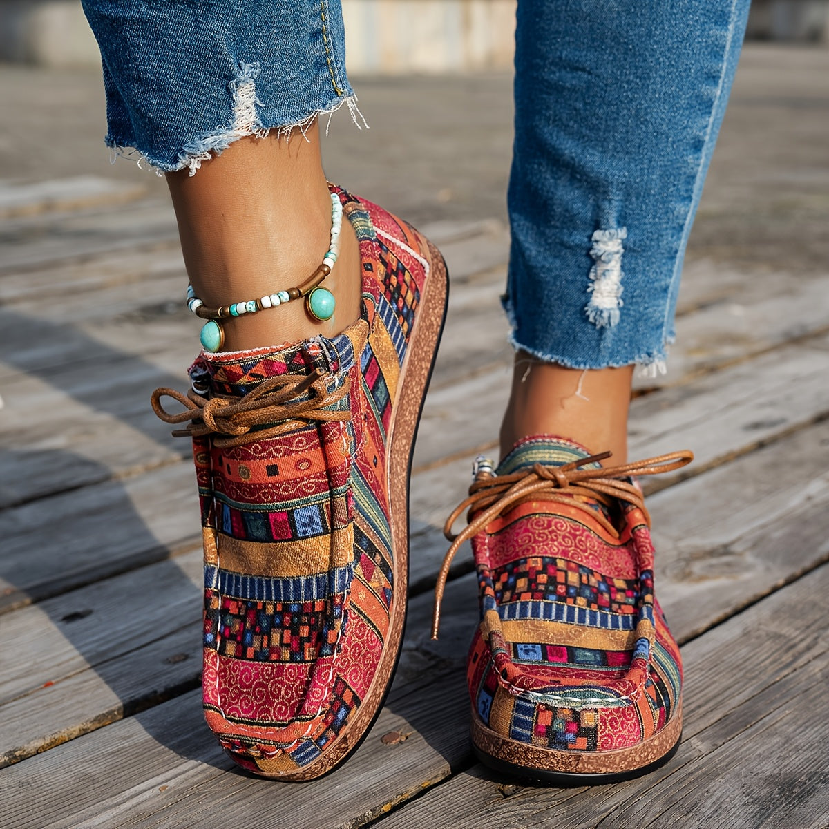 Charlotte – Retro Color Sneakers