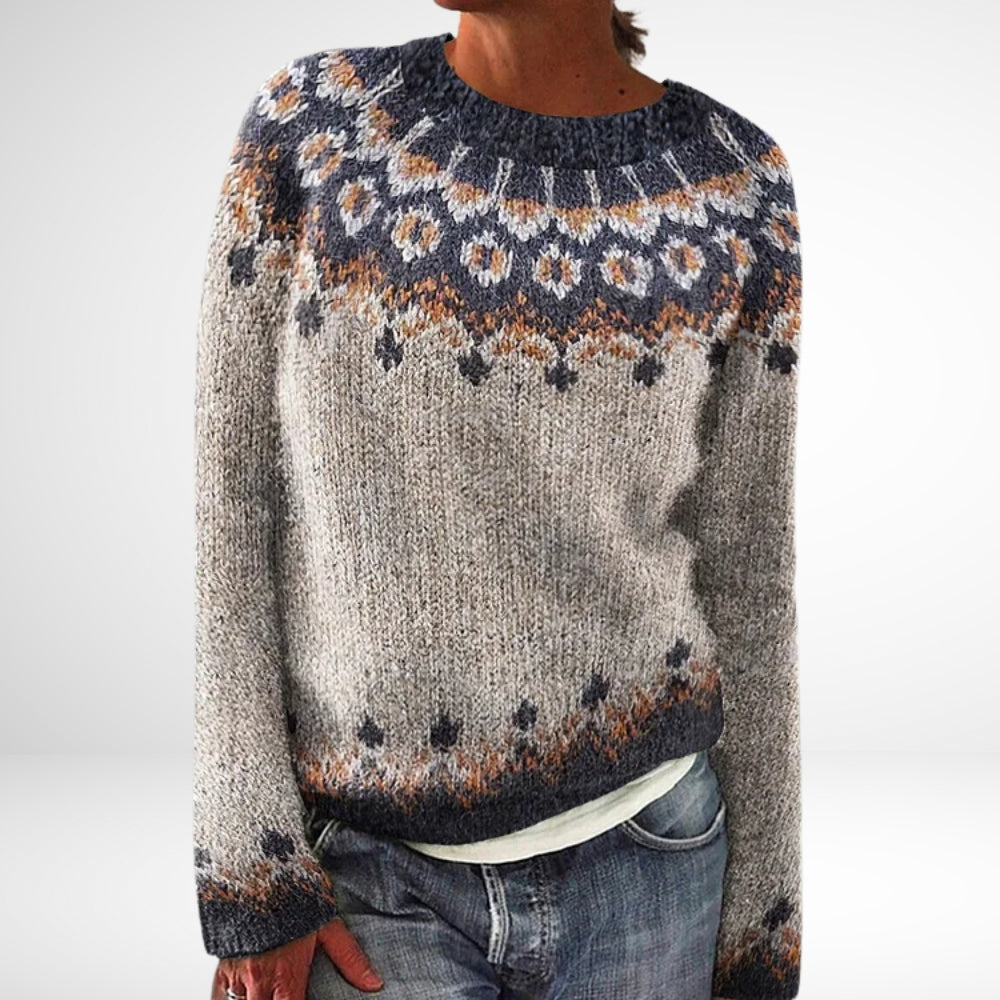 Retro winter sweater