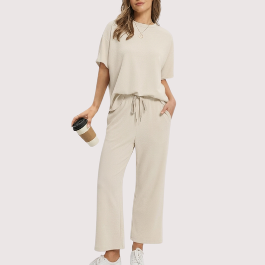 Brisa™ | Oversized Wide Leg Two Piece Set