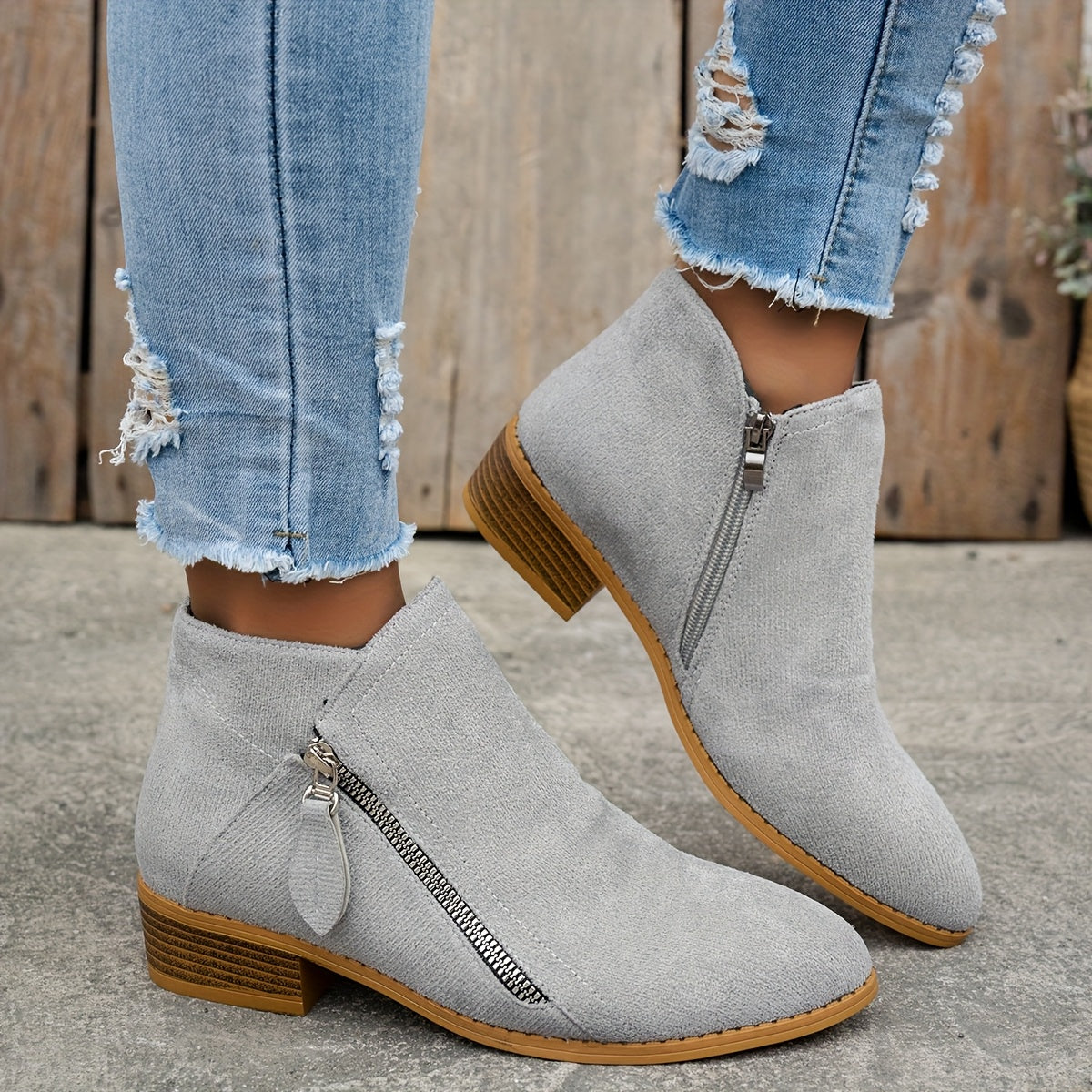 Selena – All-Weather Zip Boots