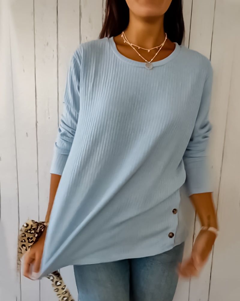 COMFORTABLE CREWNECK TOP