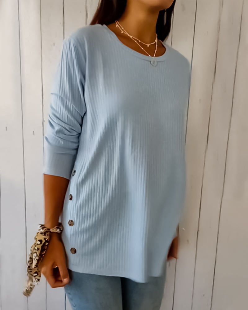 COMFORTABLE CREWNECK TOP