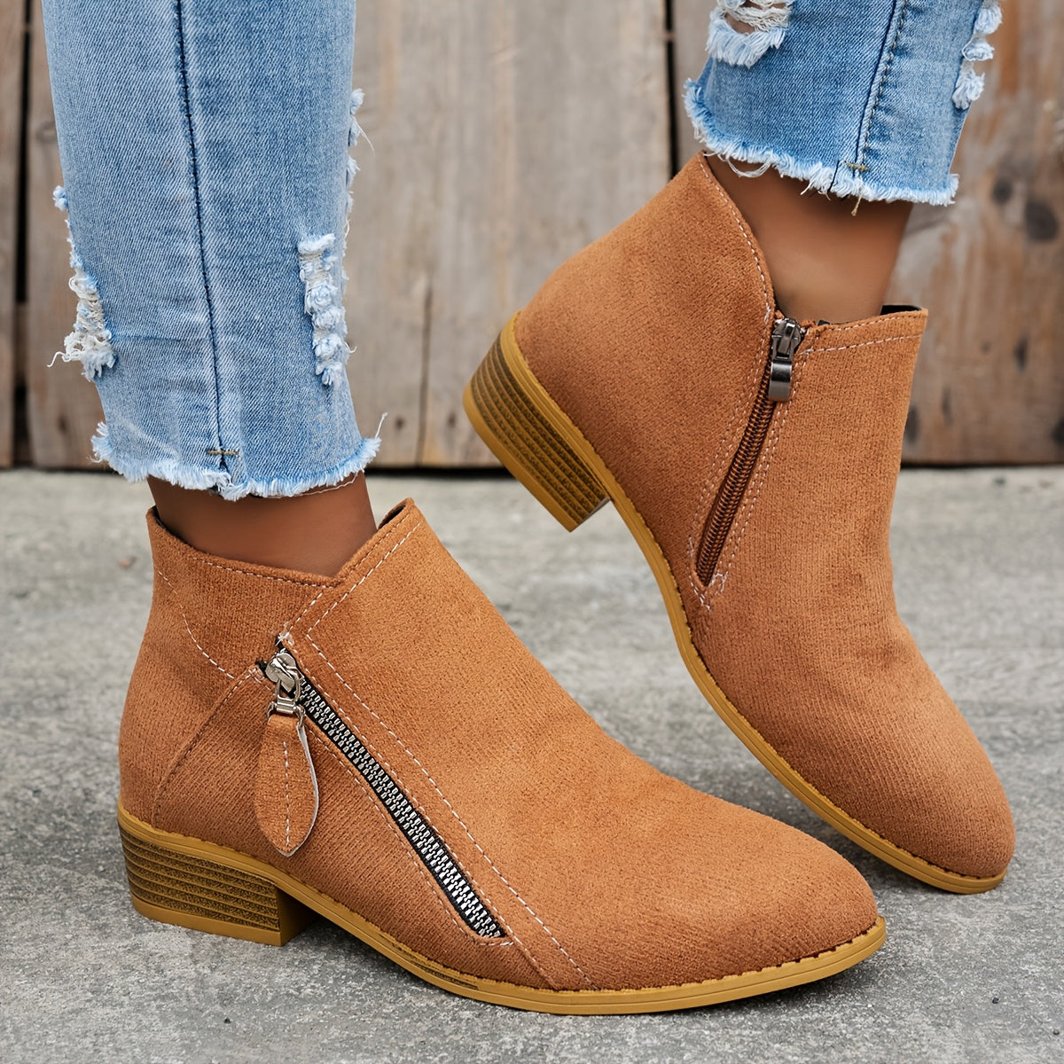Selena – All-Weather Zip Boots