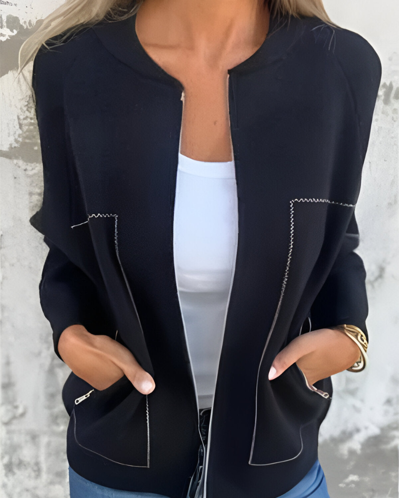 Zip-Up Bomber Jacket