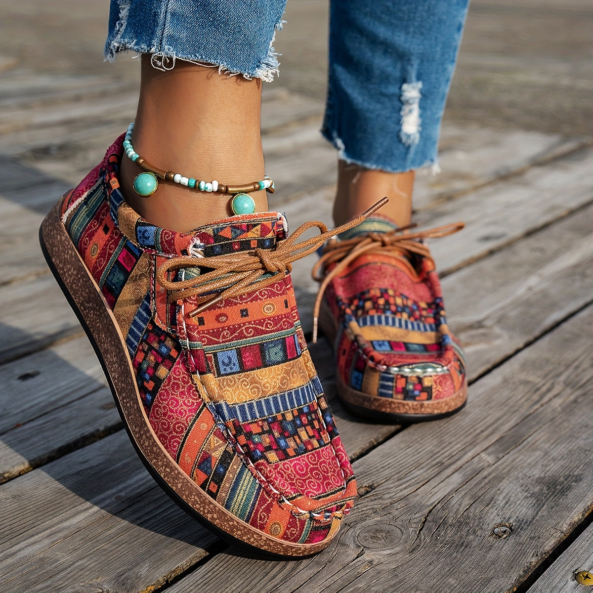 Charlotte – Retro Color Sneakers