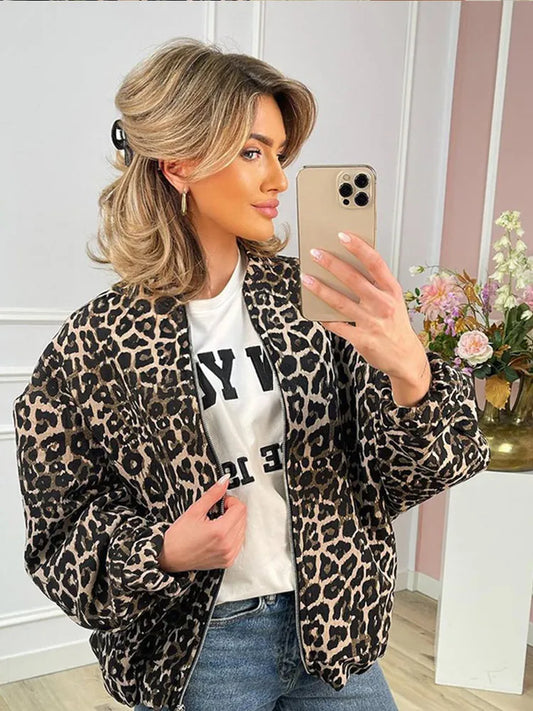 Madison – Bold Leopard Coat