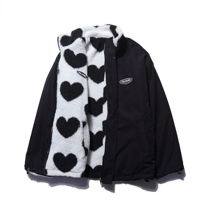 Katharina – Reversible Heart Jacket