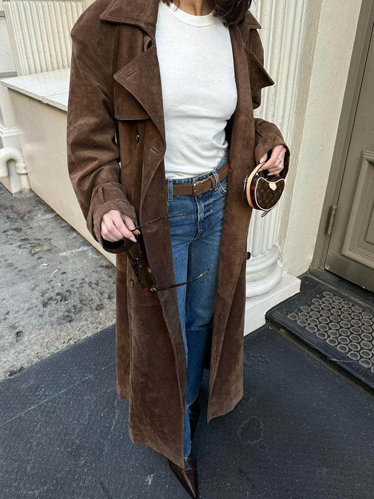 Simone – Elegant Belted Trench
