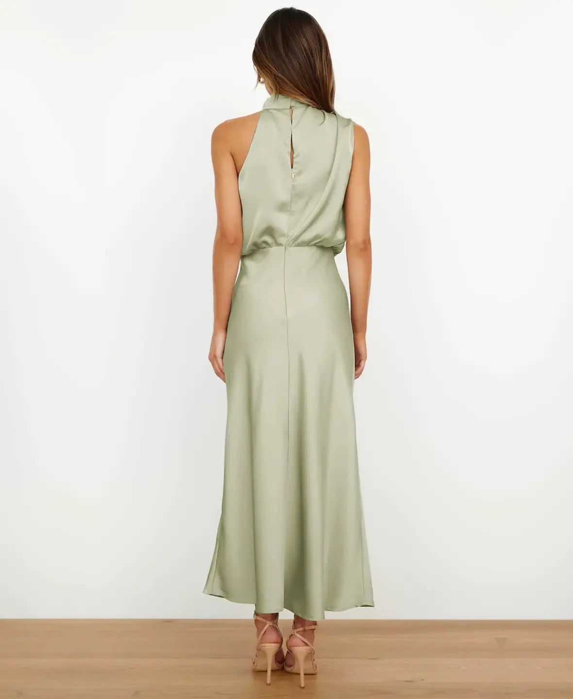 Nadine – Halter Neck Midi Dress