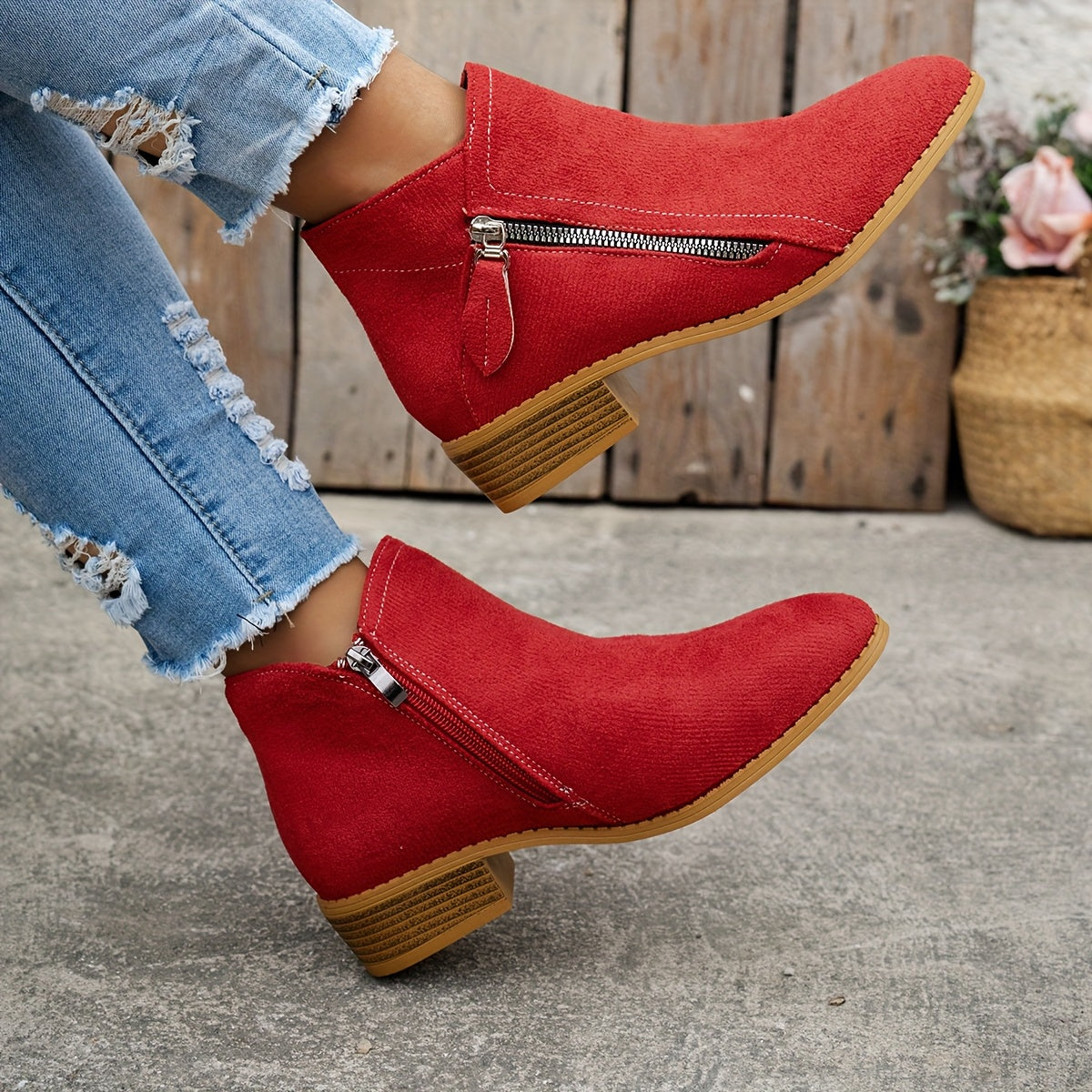 Selena – All-Weather Zip Boots