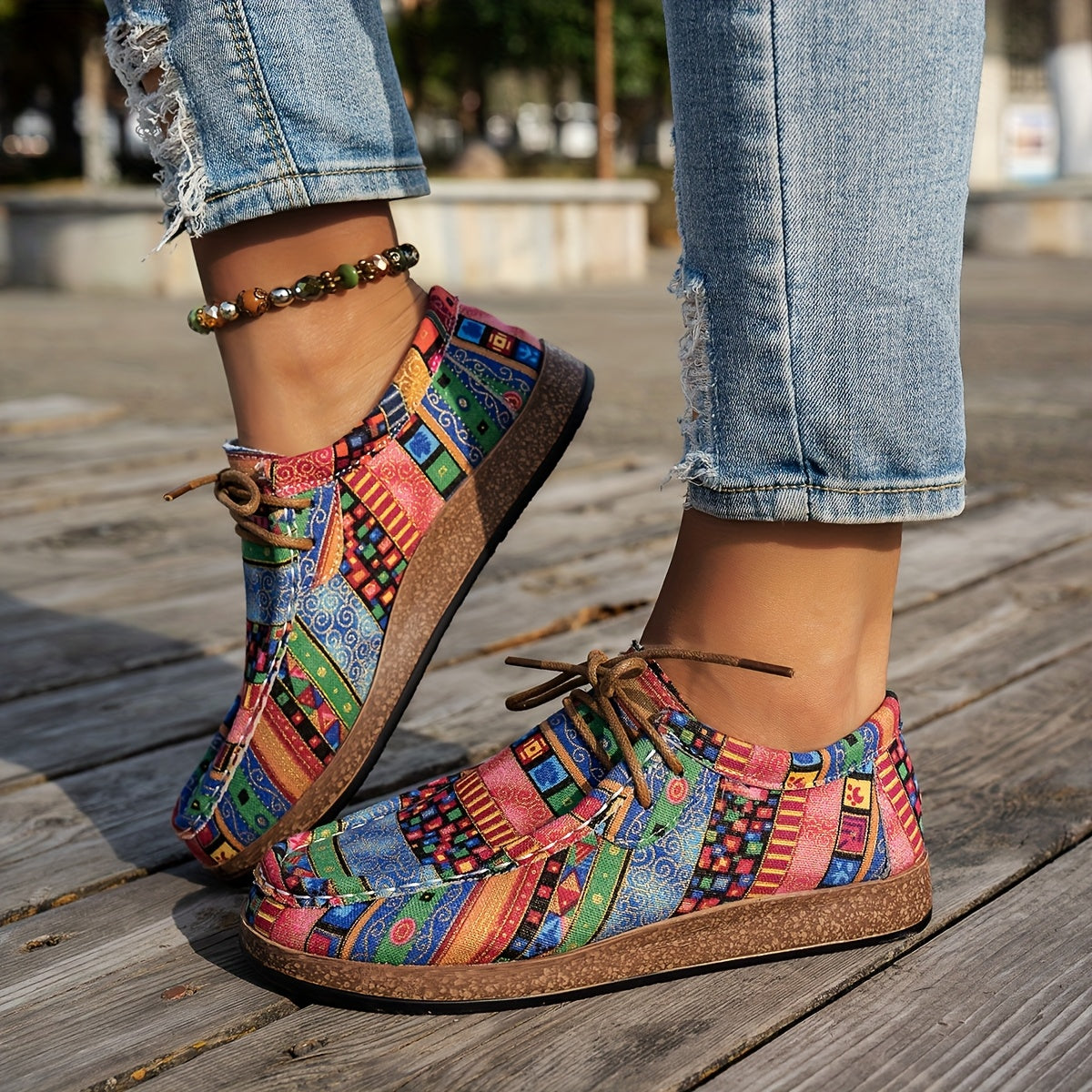 Charlotte – Retro Color Sneakers