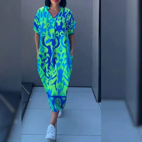 Lori – Romantic Floral Midi Dress