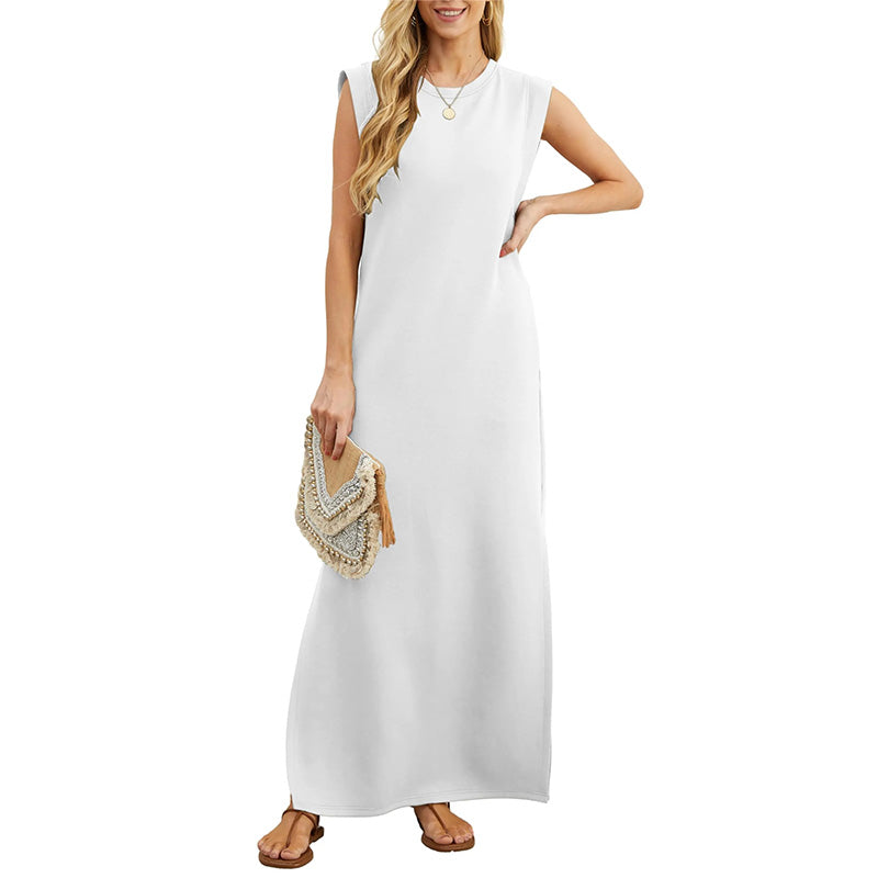 Claire – No-Fuss Side-Slit Spring Dress